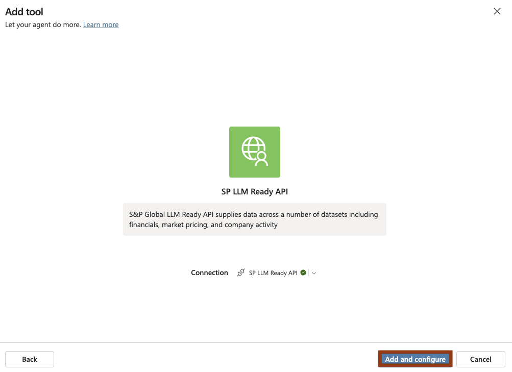 Add and configure