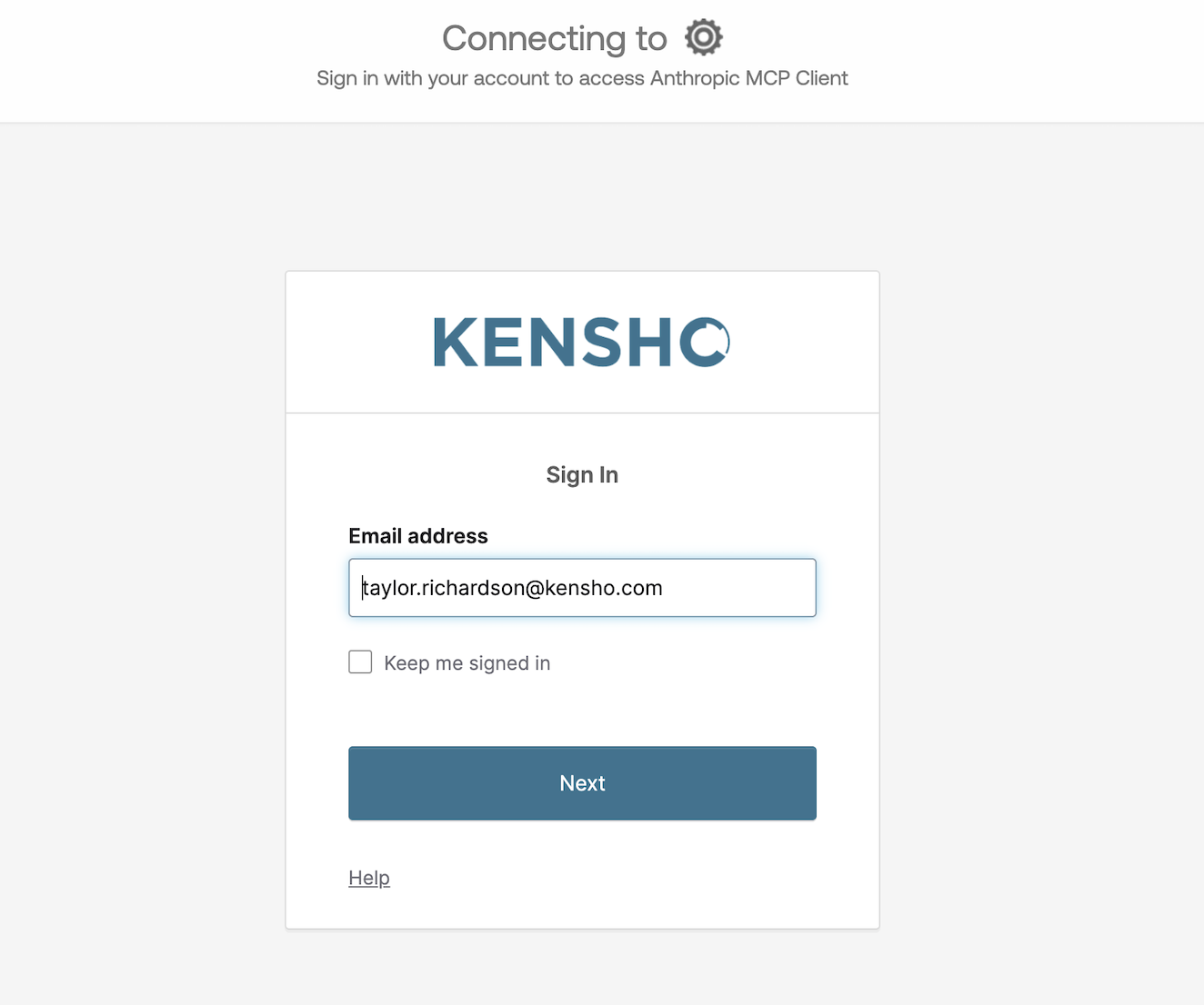 Okta login flow